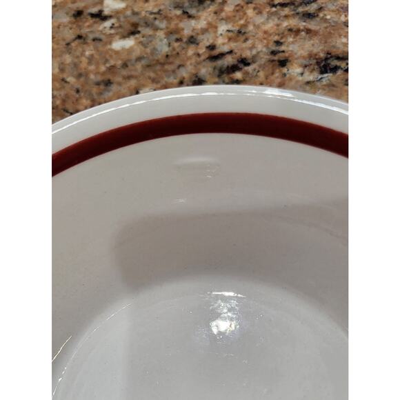 Vintage Hand-painted Lunastone Bowls Matching #1527 Forest Flowers (4 Set) 6.5" - Picture 6 of 12